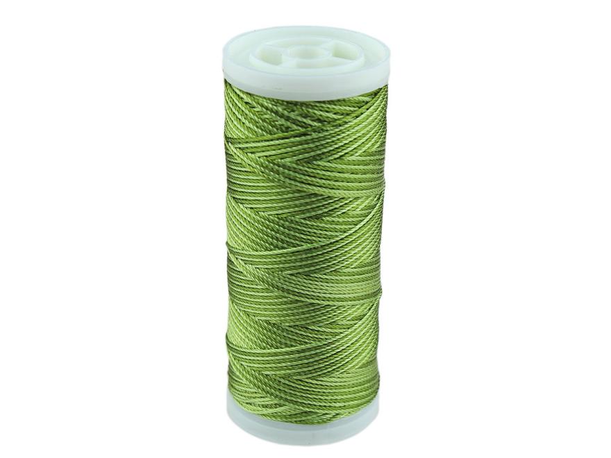 oboe reed thread: olive green + yellow-green 