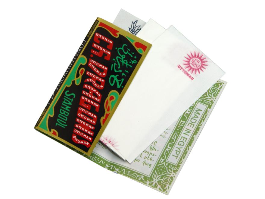 Special cigarette paper without gumming 