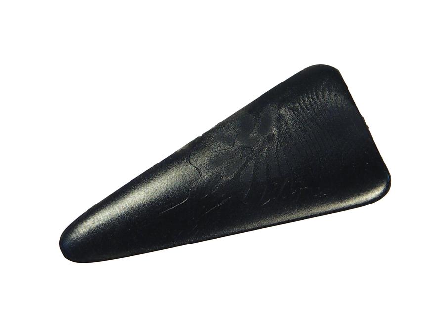 bassoon reed plaque: plastic, black 