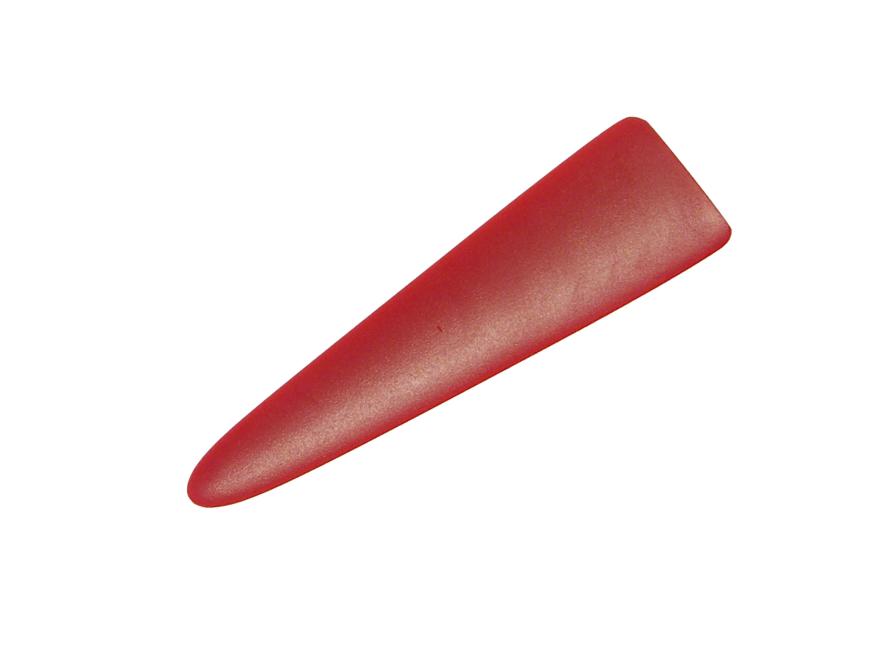 oboe reed plaque: plastic, red 